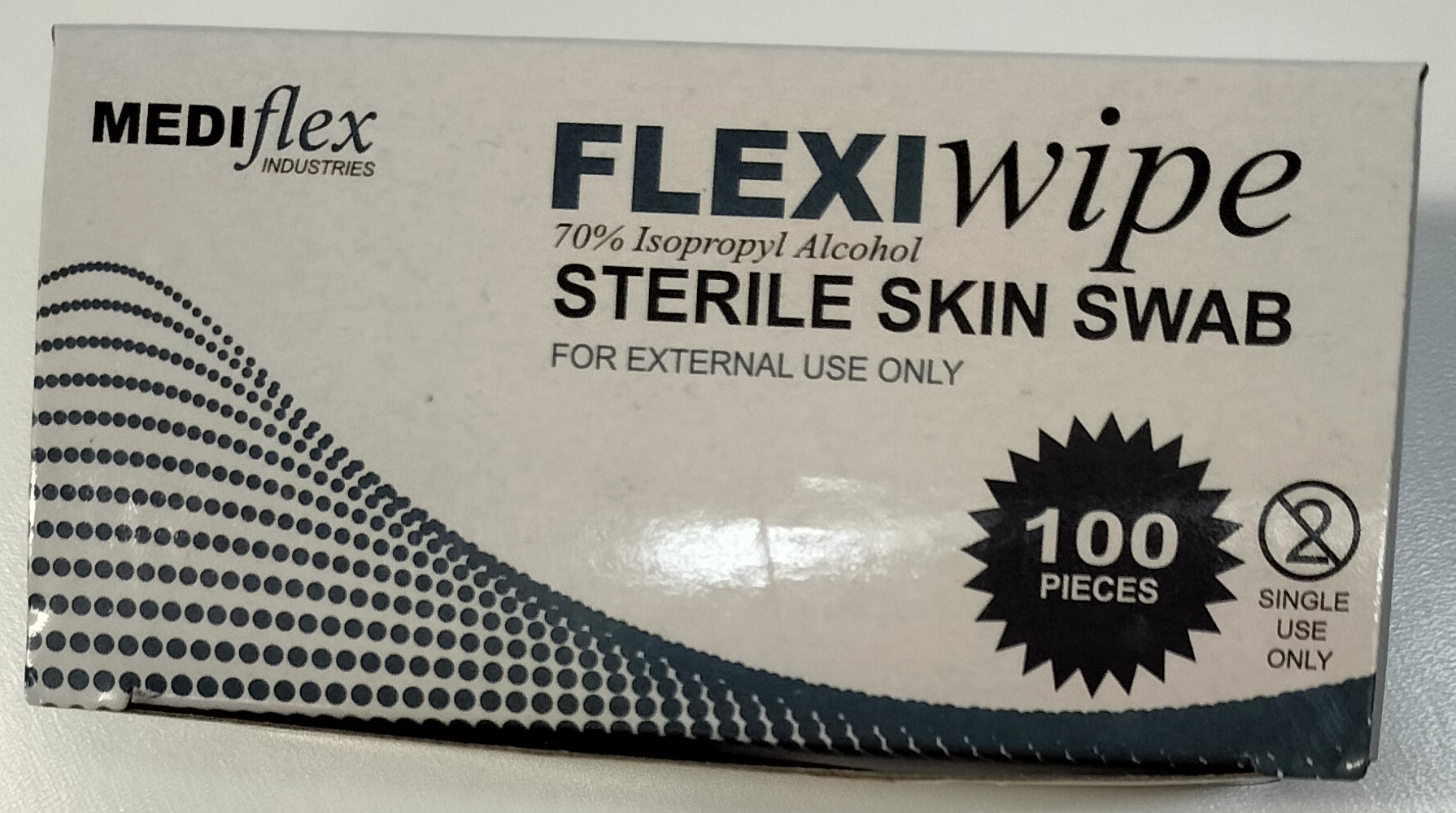Flexiwipe Sterile Alco Skin Swabs Box 100